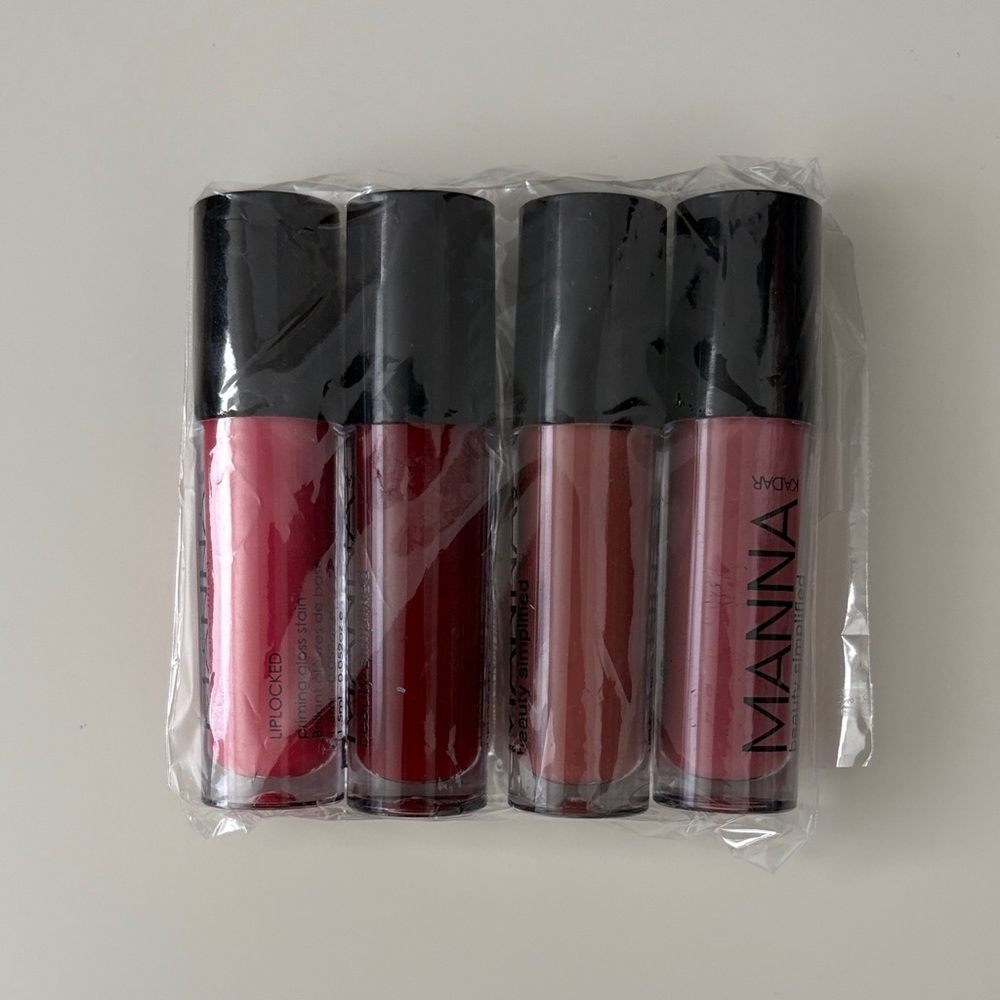 Manna Kadar Lip Gloss Collection Minis 4 Pack